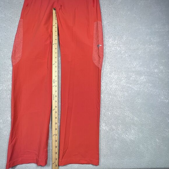 Columbia Titanium Omni-Shield Pants Womens 12 Orange Straight Leg Zip Pockets - Picture 7 of 14